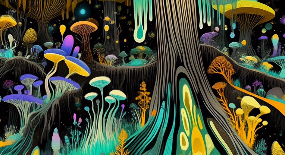 Aesthetic Trippy Art while tripping